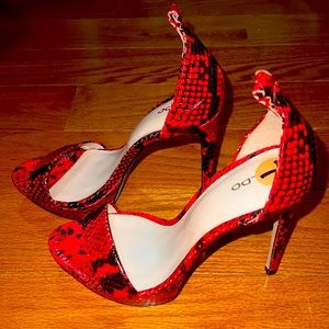Aldo Snake Skin Heels